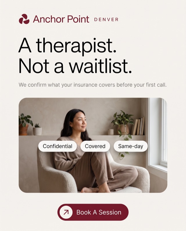 Paid-social ad for a fictional therapy practice
